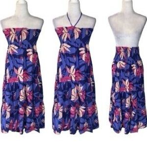 Anthropologie Abel the Label S tropical halter dress